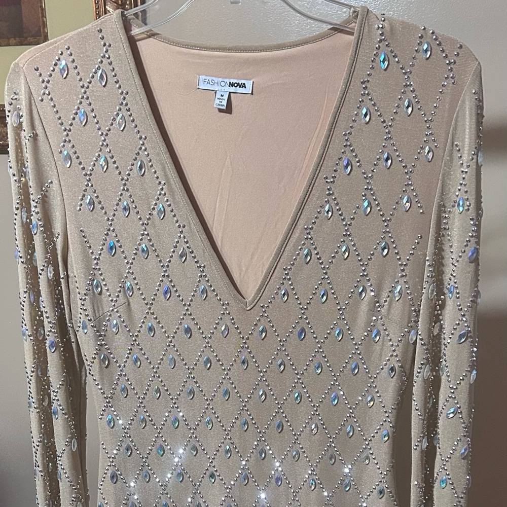 Fashion Nova Sparkling Mini Dress